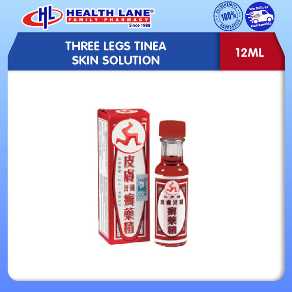 THREE LEGS TINEA KULIT SOLUTION 12ML